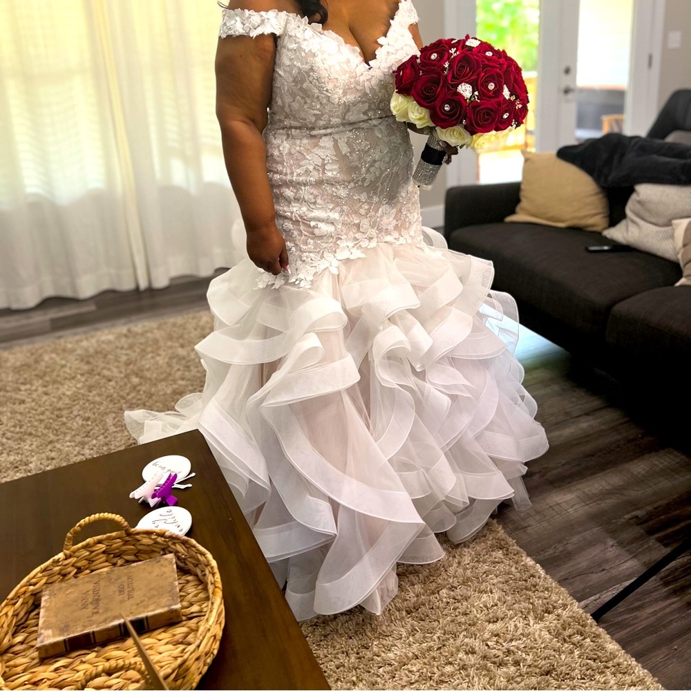 Beautiful wedding gown